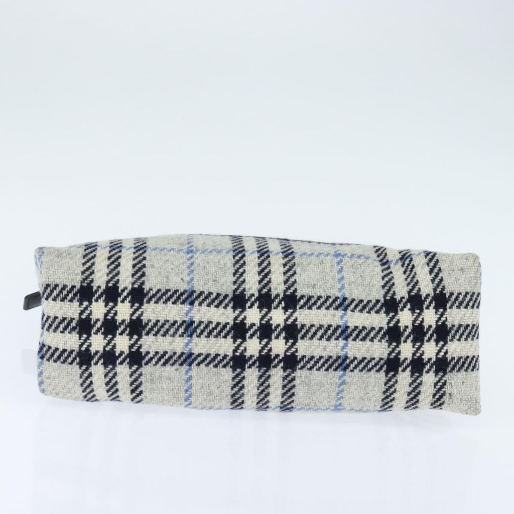 Burberry Nova Check Handbag Tweed Gray Tweed Handbag