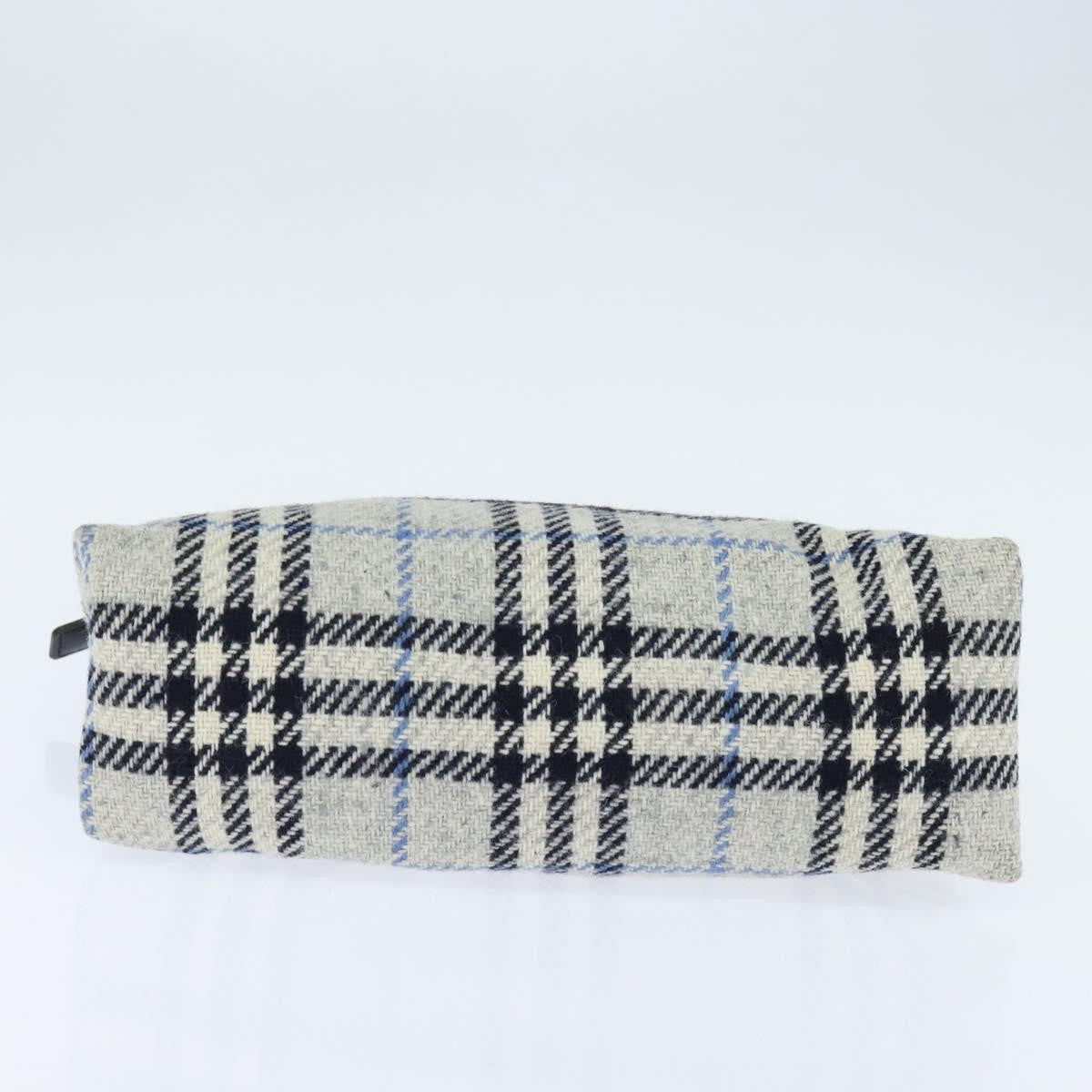 Burberry Nova Check Handbag Tweed Gray Tweed Handbag