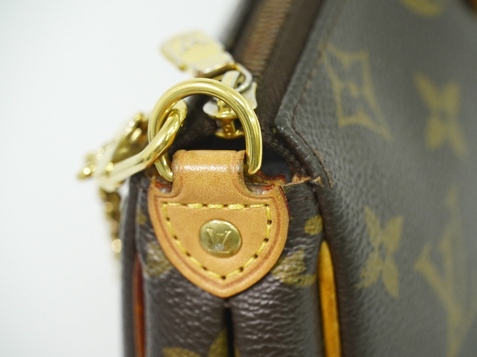 Louis Vuitton Eva Handbag Monogram Canvas Brown Canvas Clutche & Pouche Bag