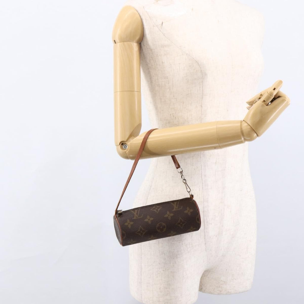 Louis Vuitton Papillon Pochette Monogram Canvas Brown Canvas Clutche & Pouche Bag