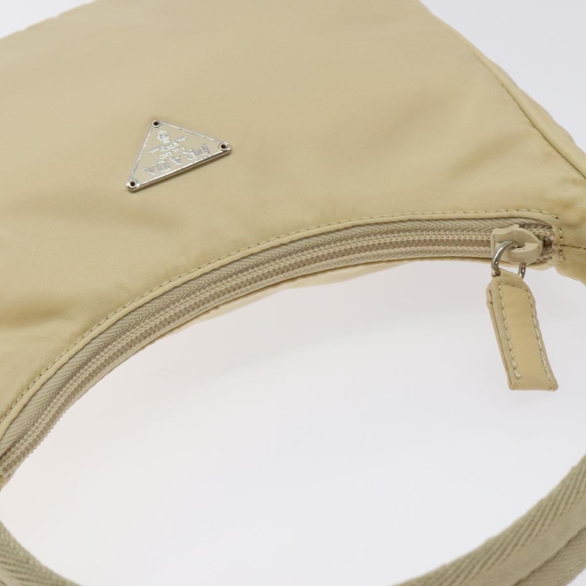 Prada Hobo Tessuto Beige Nylon Handbag