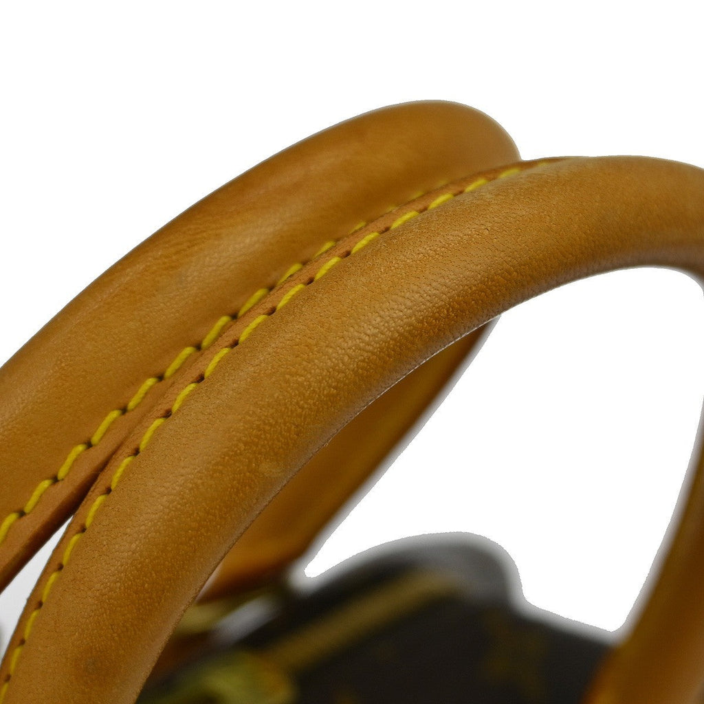 Louis Vuitton Deauville Handbag Monogram Canvas Brown Canvas Handbag