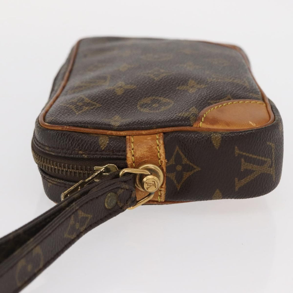 Louis Vuitton Marly Dragonne Clutch Monogram Canvas Brown Canvas Clutche & Pouche Bag
