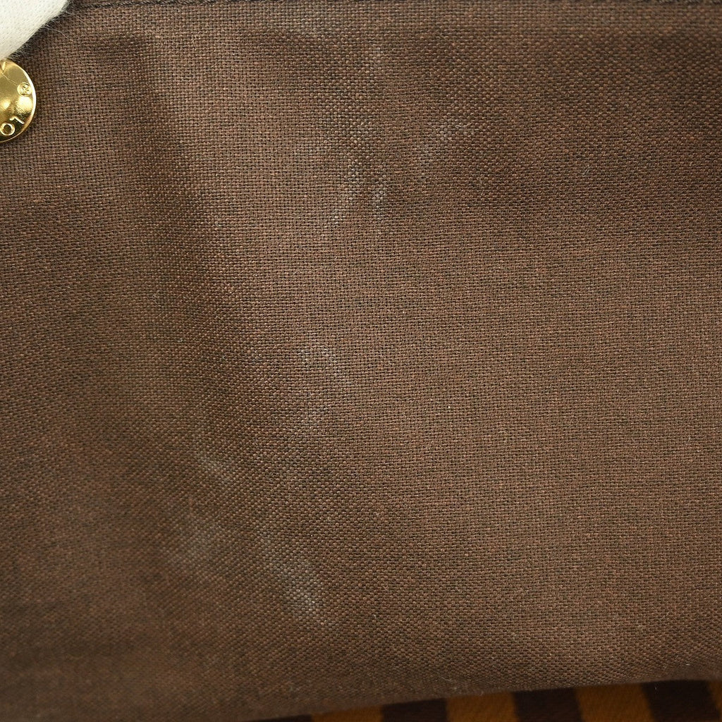 Louis Vuitton Naviglio Handbag Damier Brown Canvas Shoulder Bag