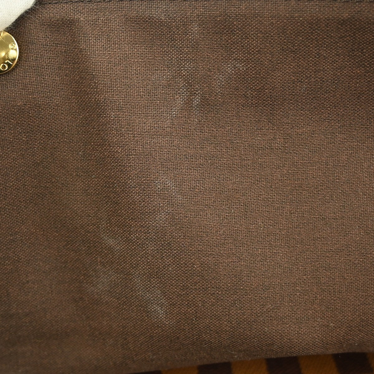Louis Vuitton Naviglio Handbag Damier Brown Canvas Shoulder Bag