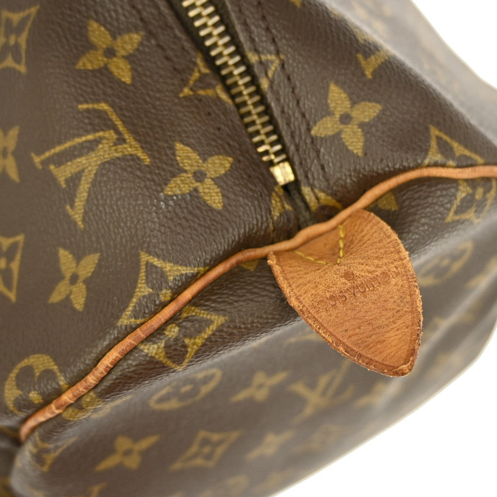 Louis Vuitton Keepall Bag Monogram Canvas Brown Canvas Travel Bag
