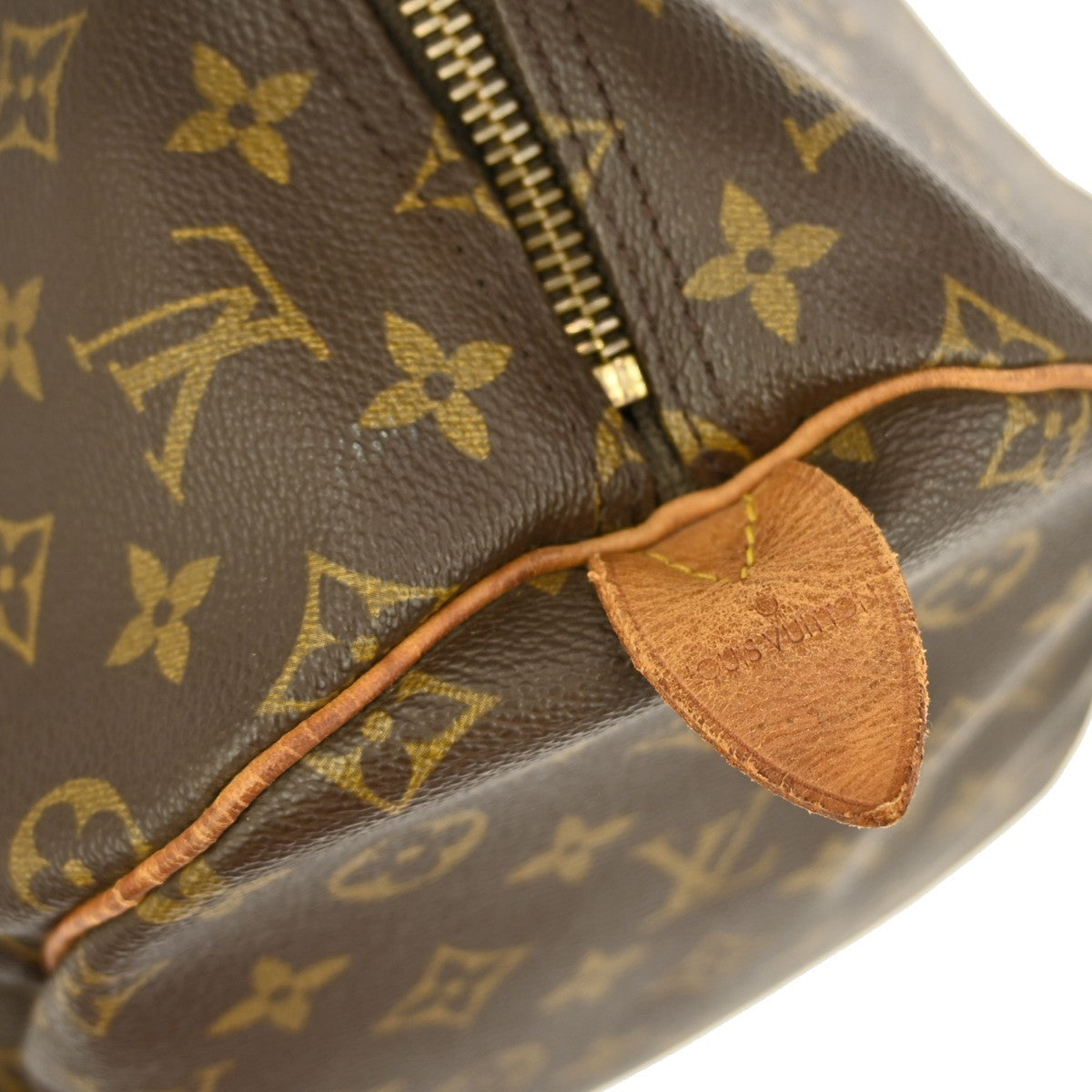 Louis Vuitton Keepall Bag Monogram Canvas Brown Canvas Travel Bag
