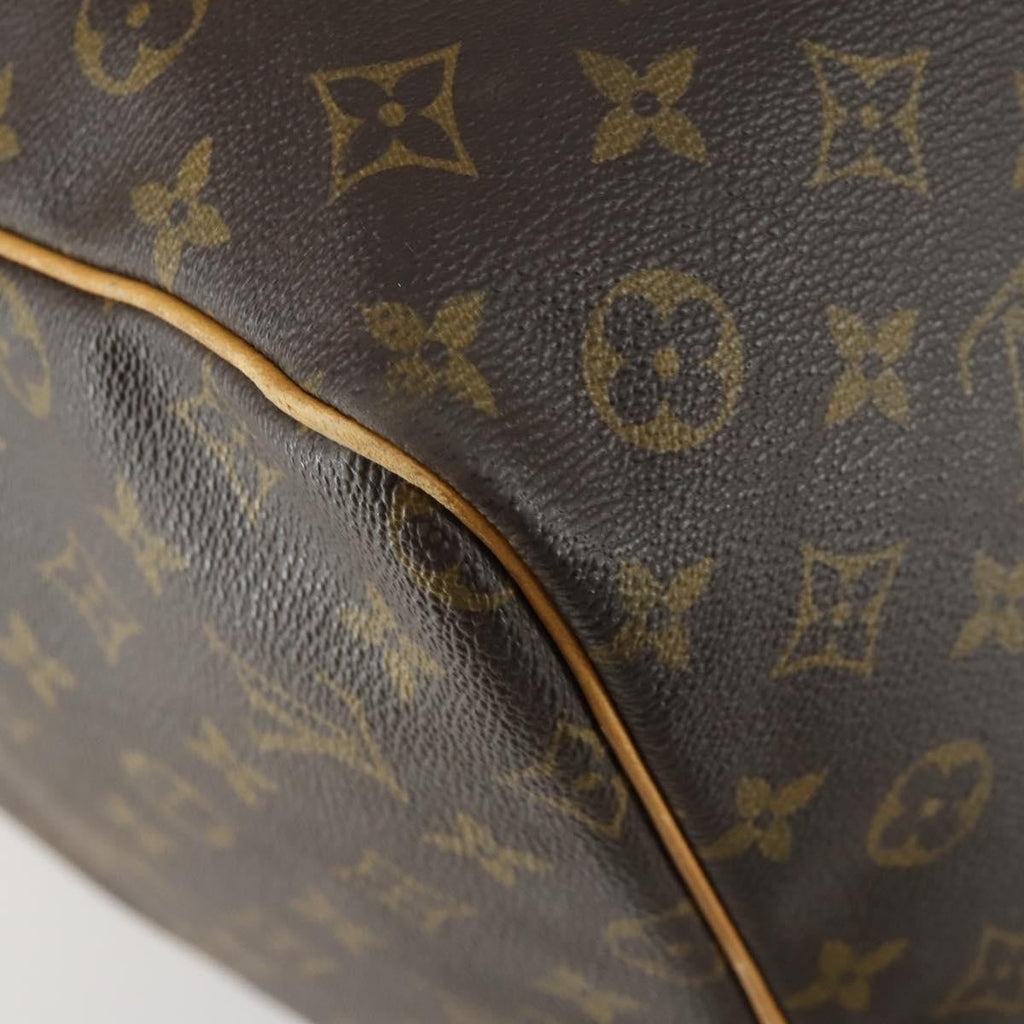 Louis Vuitton Keepall Bag Monogram Canvas Brown Canvas Travel Bag