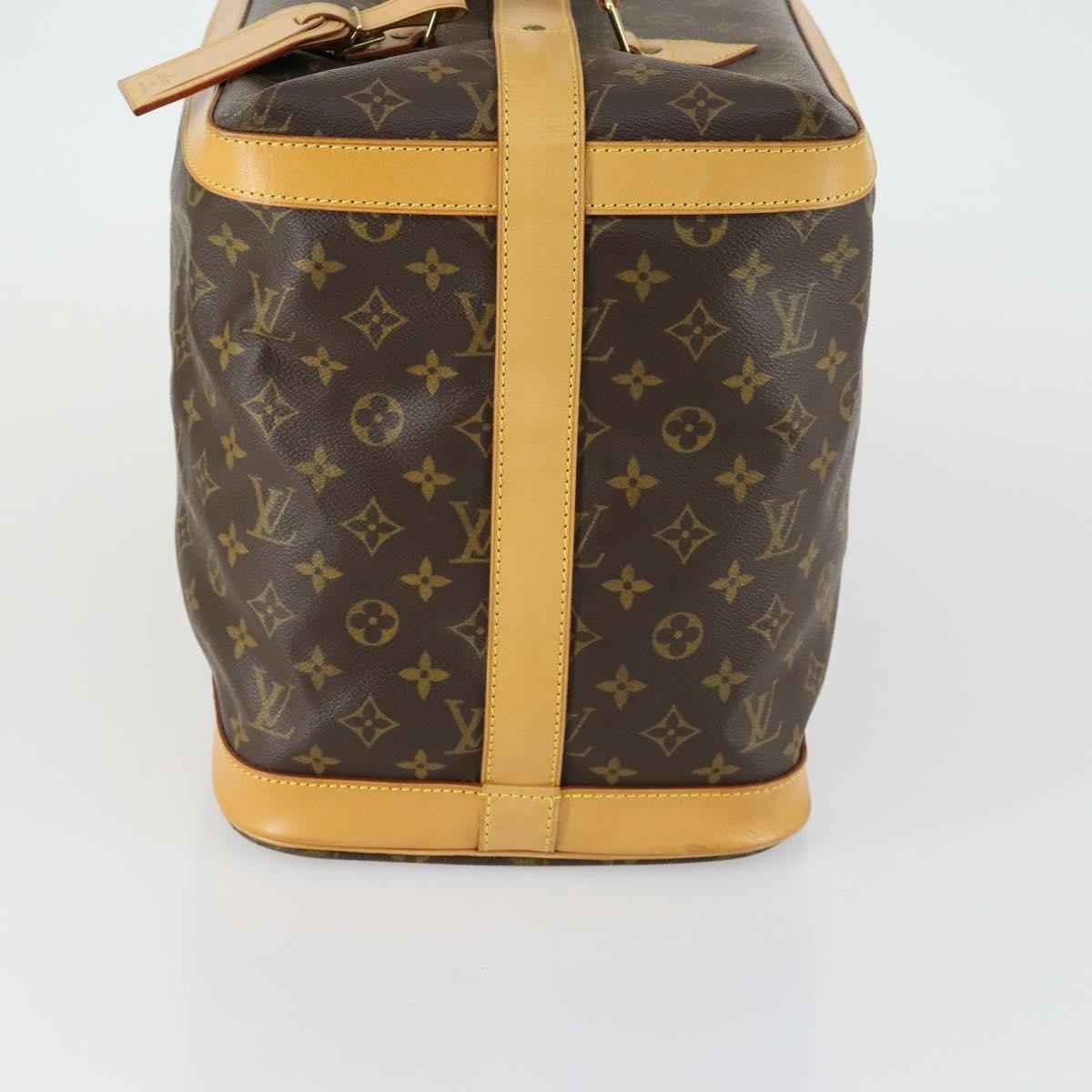 Louis Vuitton Cruiser Handbag Monogram Canvas Brown Canvas Travel Bag