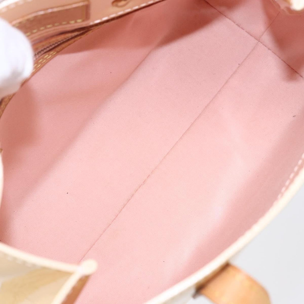 Louis Vuitton Reade Handbag Monogram Vernis Beige Patent_Leather Handbag