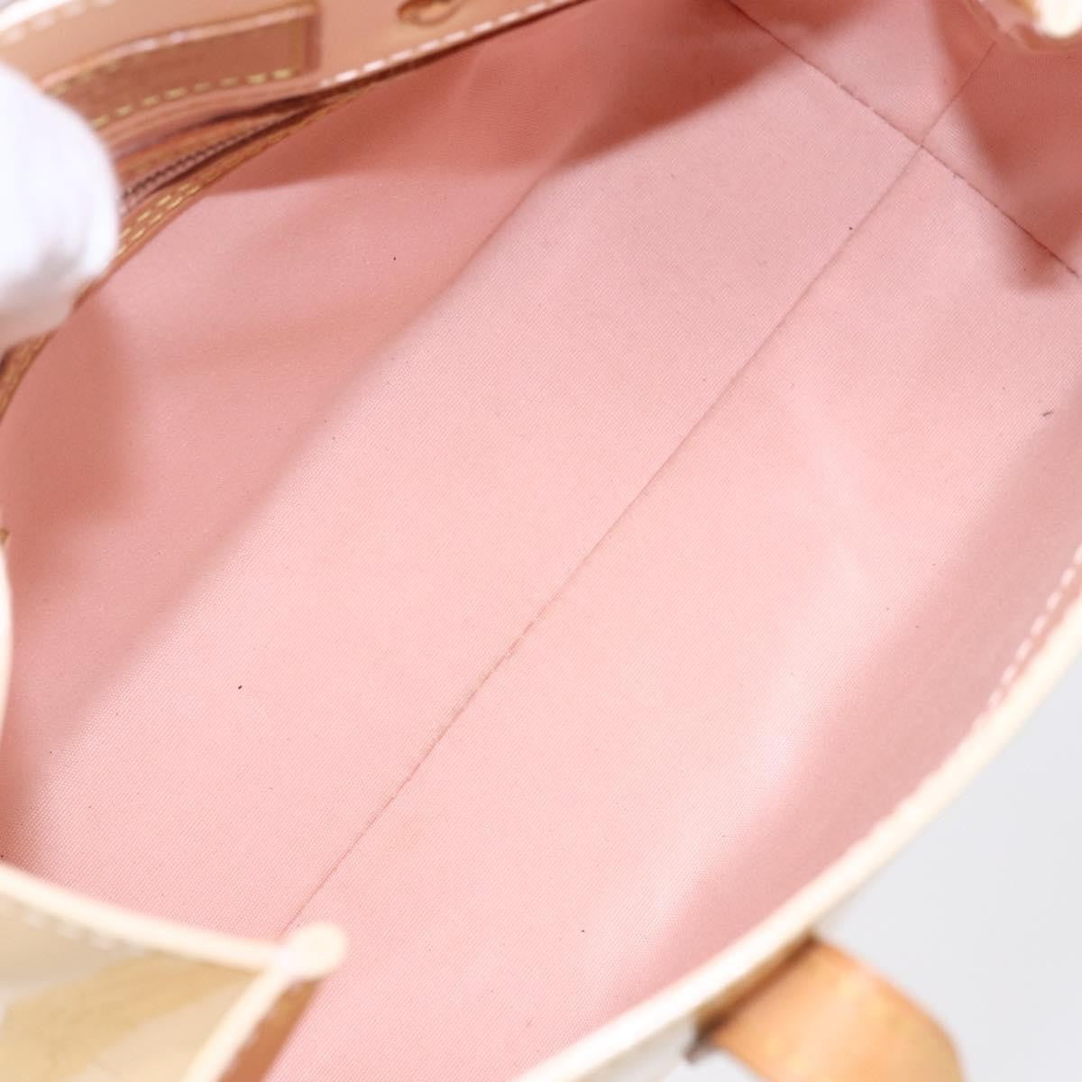 Louis Vuitton Reade Handbag Monogram Vernis Beige Patent_Leather Handbag