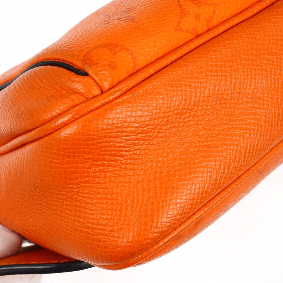 Louis Vuitton Outdoor Bumbag Monogram Taigarama Orange Leather Clutche & Pouche Bag