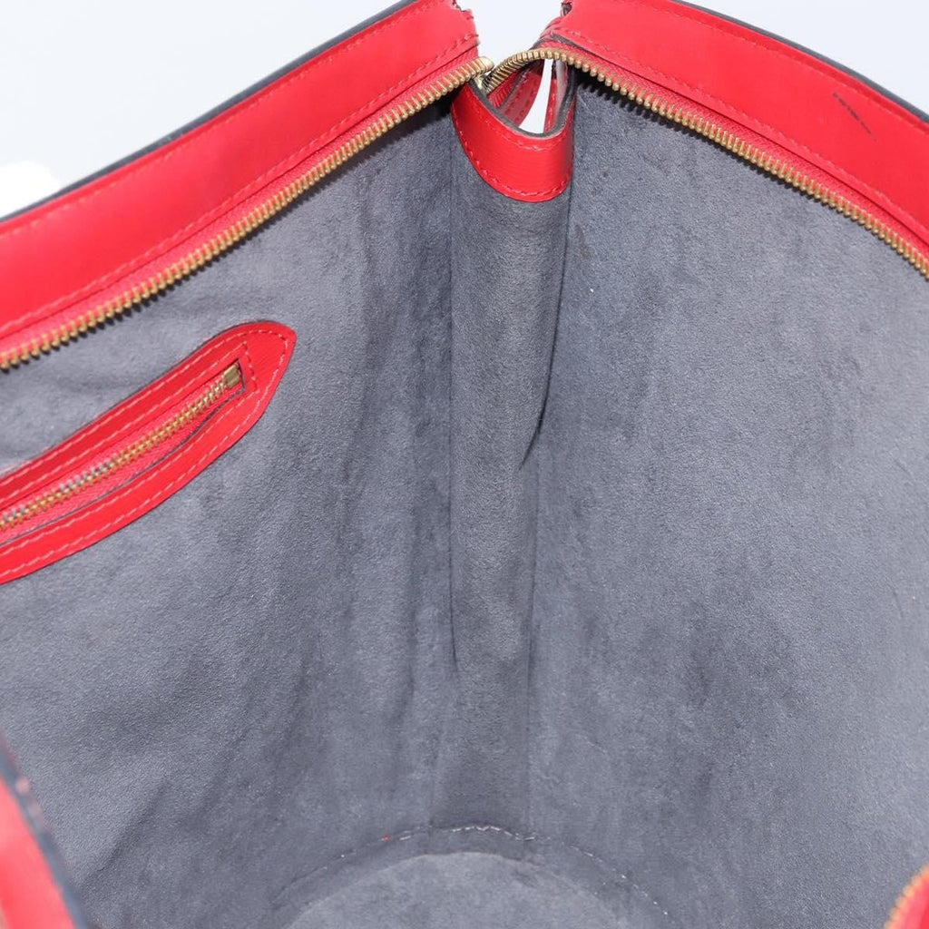 Louis Vuitton Saint Jacques Handbag Epi Leather Red Leather Shoulder Bag