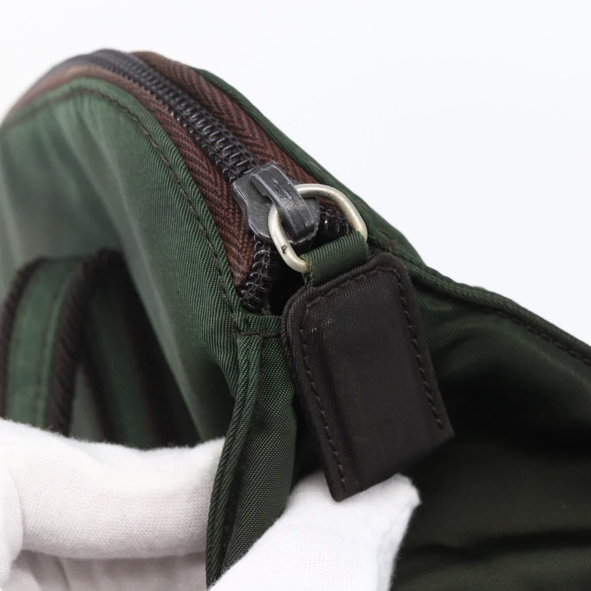 Prada Vintage Tote Tessuto Khaki Nylon Tote Bag Bag