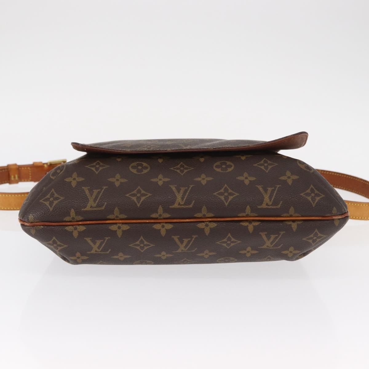 Louis Vuitton Musette Salsa Handbag Monogram Canvas Brown Canvas Shoulder Bag