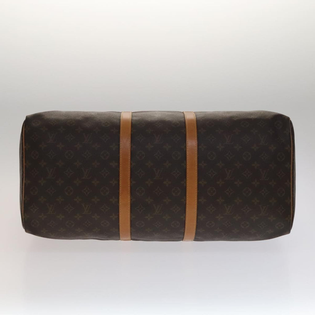 Louis Vuitton Keepall Bag Monogram Canvas Brown Canvas Travel Bag