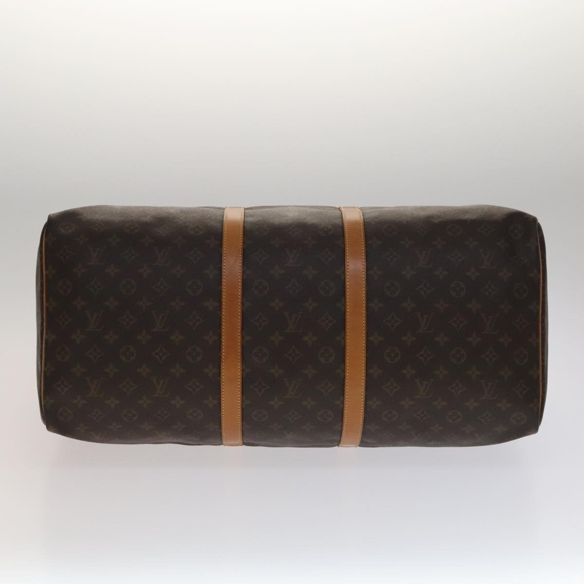 Louis Vuitton Keepall Bag Monogram Canvas Brown Canvas Travel Bag