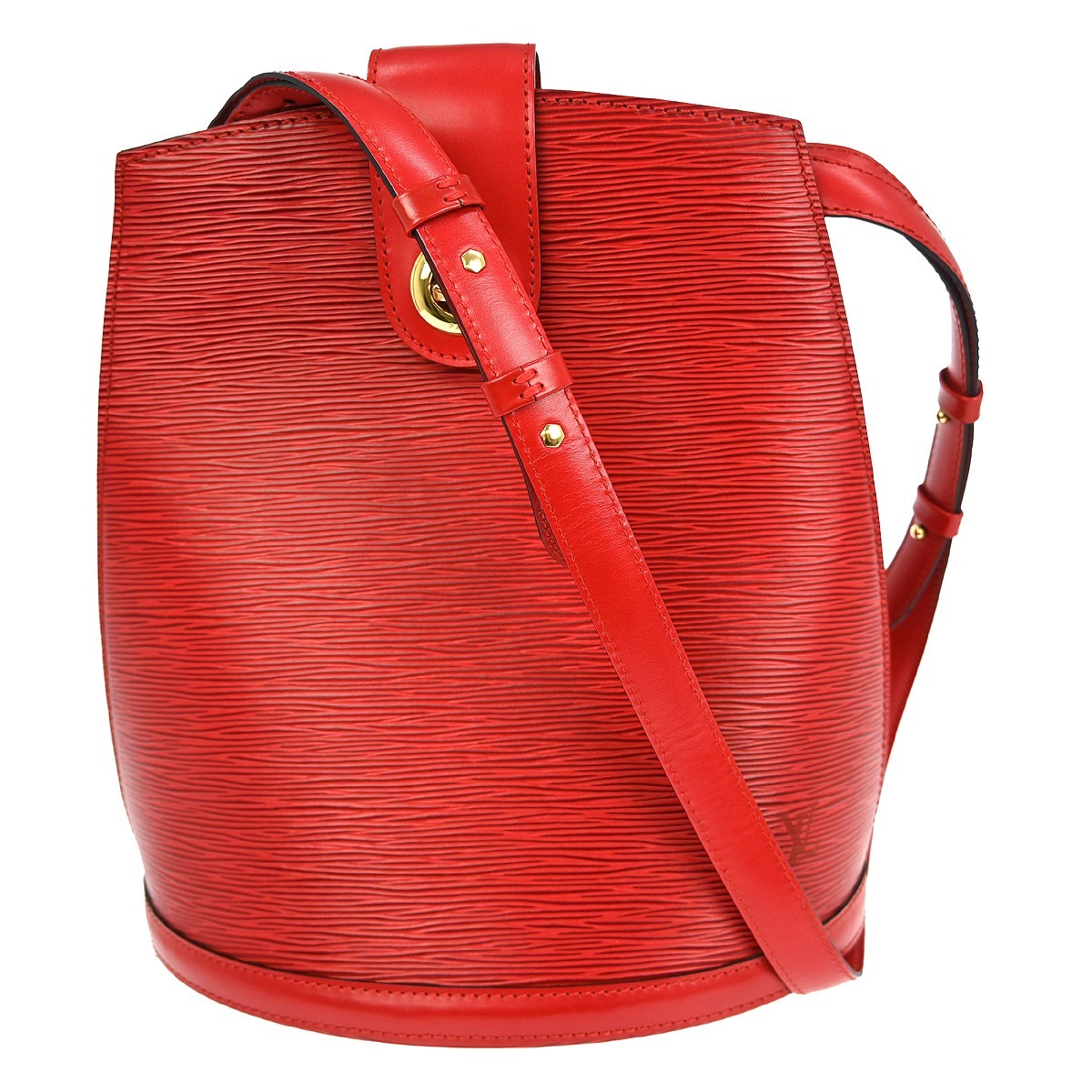 Louis Vuitton Cluny Shoulder Bag Epi Leather Red Leather Shoulder Bag