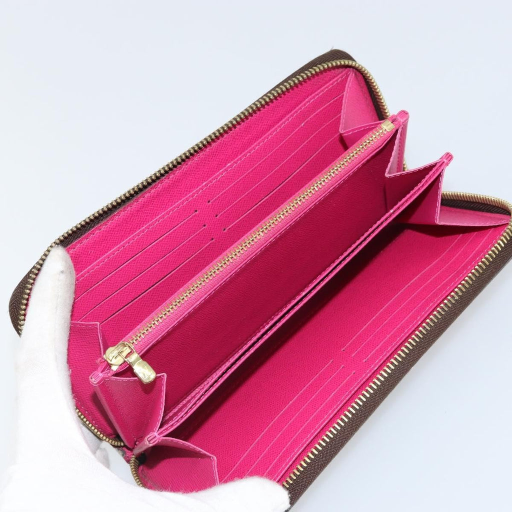 Louis Vuitton Zippy Wallet Canvas Brown Canvas Wallets Accessory