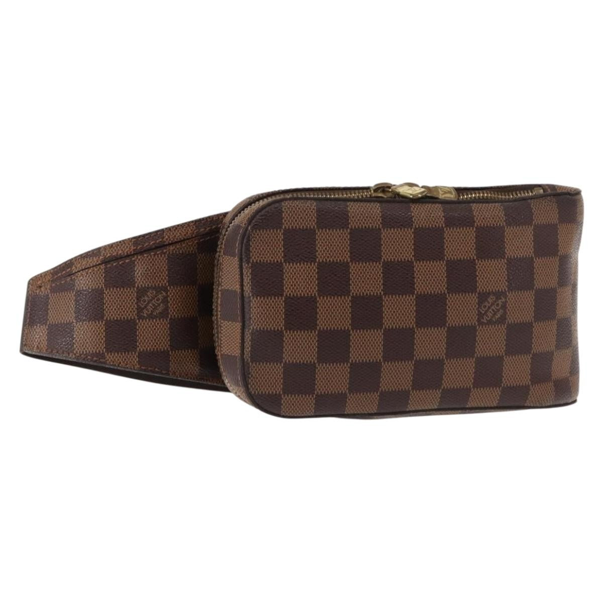Louis Vuitton Geronimos Waist Bag Damier Brown Canvas Shoulder Bag