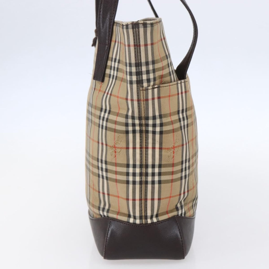 Burberry Vintage Tote Bag Canvas Beige Canvas Tote Bag