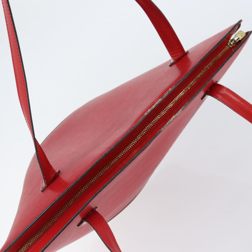 Louis Vuitton Saint Jacques Handbag Epi Leather Red Leather Shoulder Bag