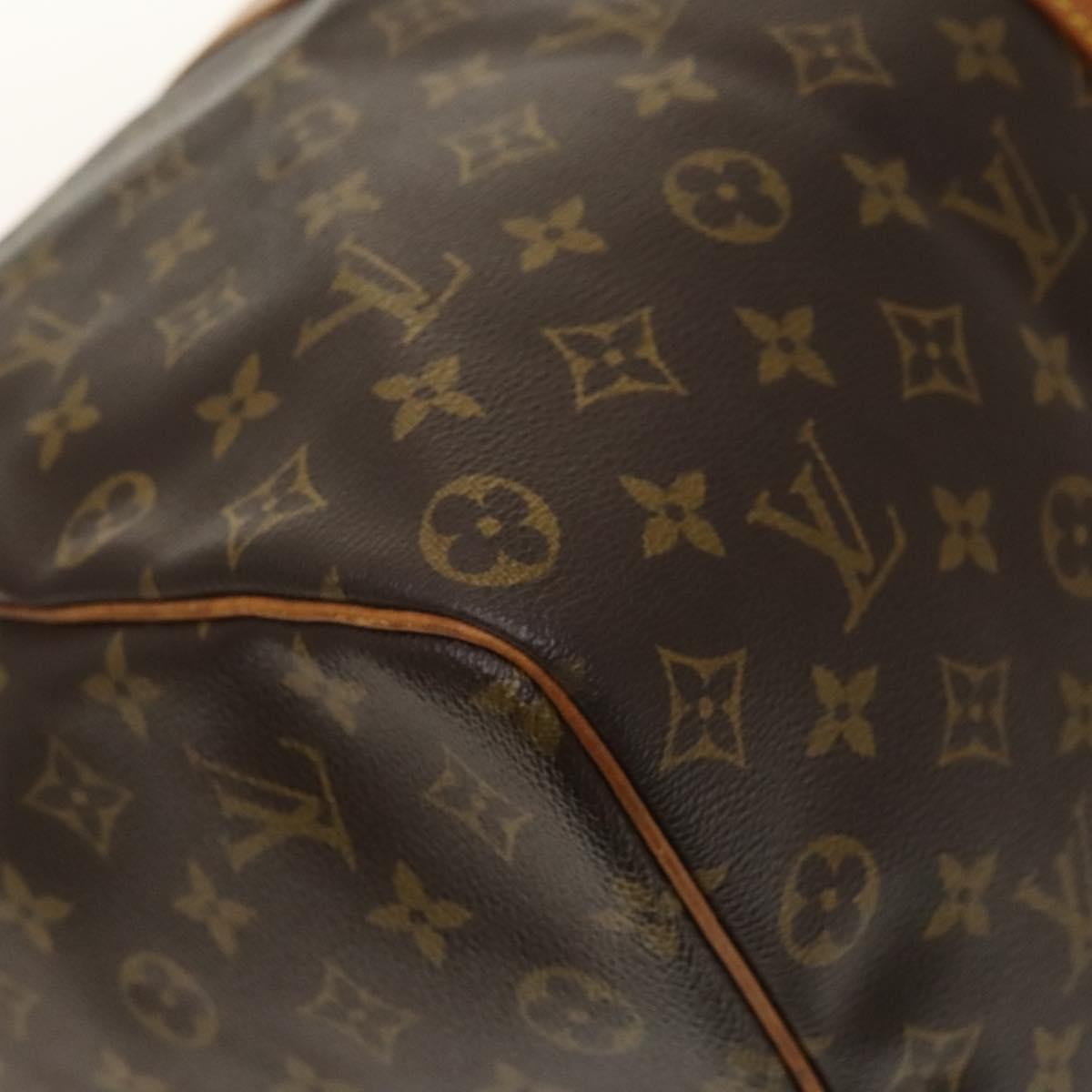 Louis Vuitton Keepall Bag Monogram Canvas Brown Canvas Travel Bag