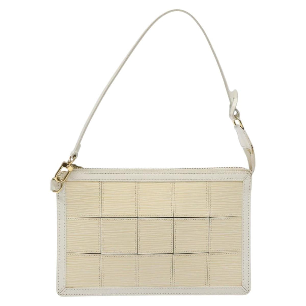 Louis Vuitton Delmonico Pochette Stretch Epi Leather Beige Leather Clutche & Pouche Bag