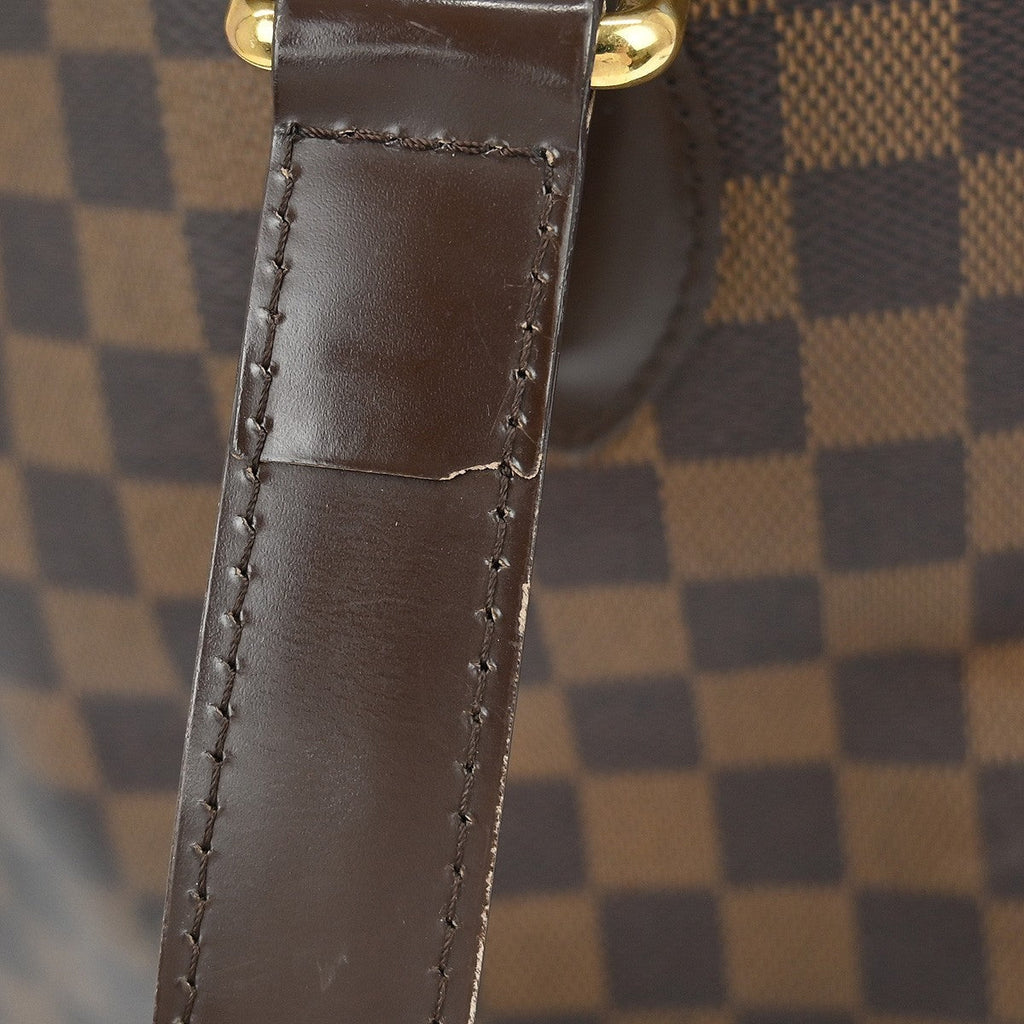Louis Vuitton Hampstead Handbag Damier Brown Canvas Tote Bag