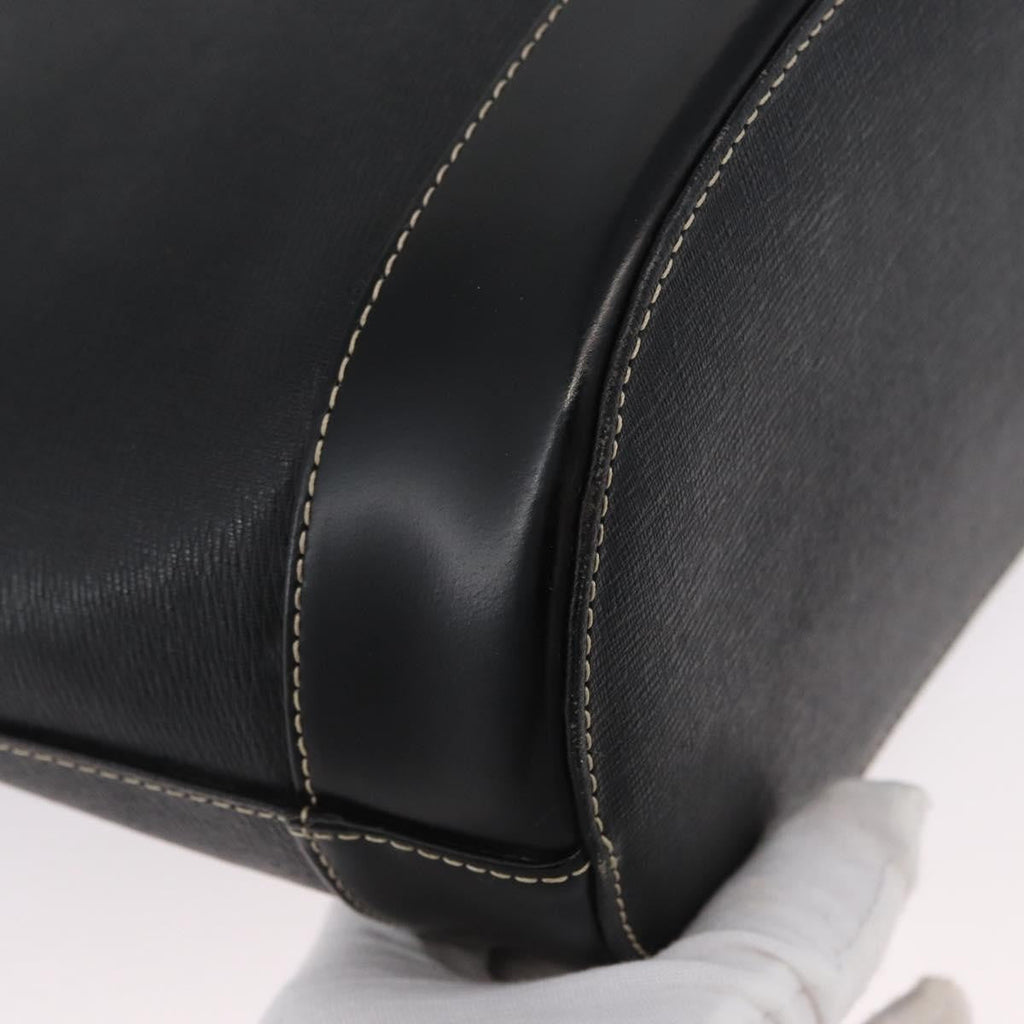 Burberry Vintage Tote Bag Leather Black Leather Tote Bag
