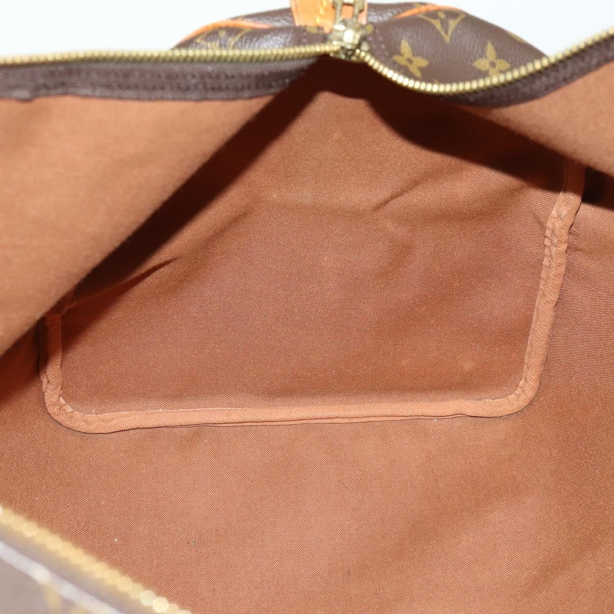Louis Vuitton Keepall Bag Monogram Canvas Brown Canvas Travel Bag