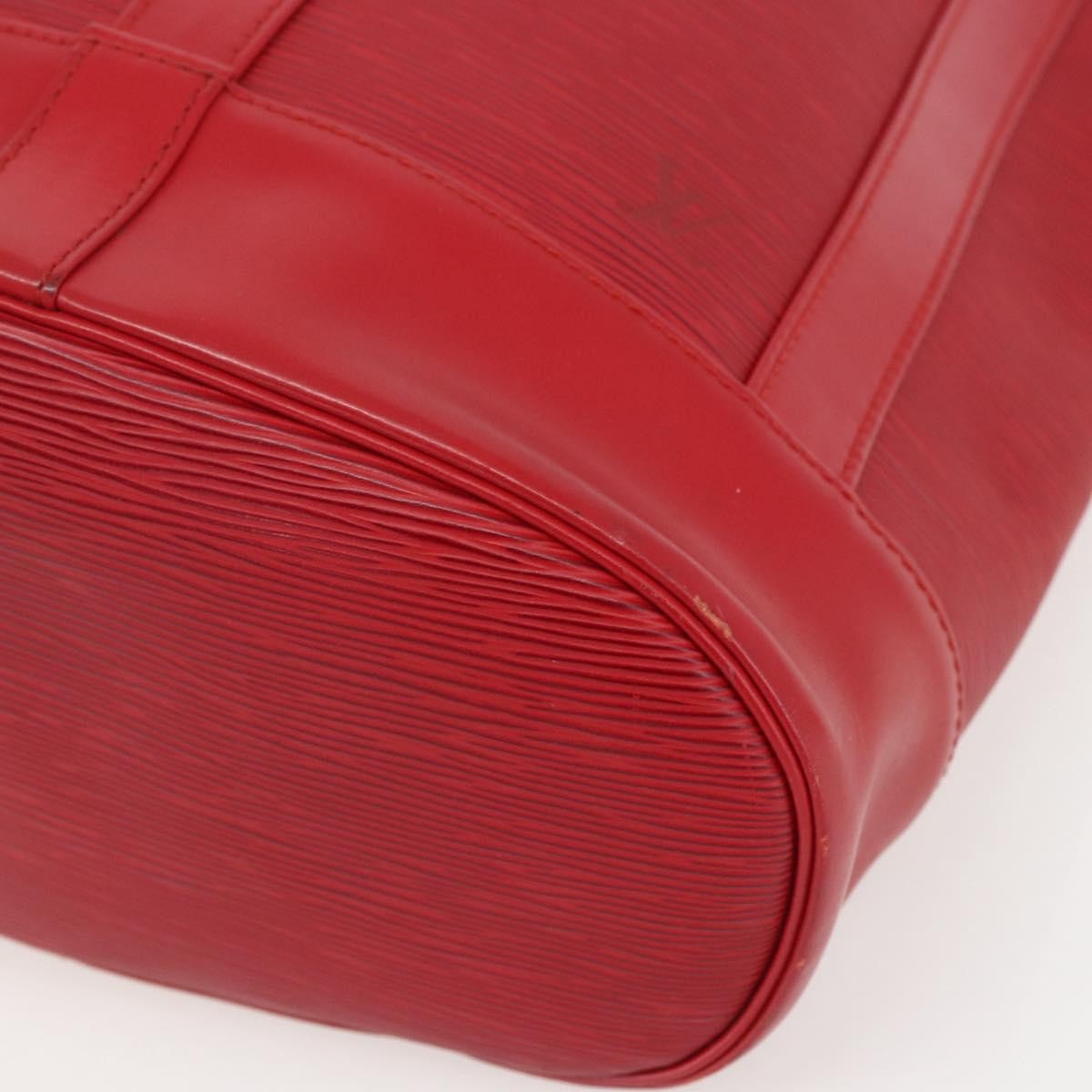 Louis Vuitton Randonnee Backpack Epi Leather Red Leather Shoulder Bag