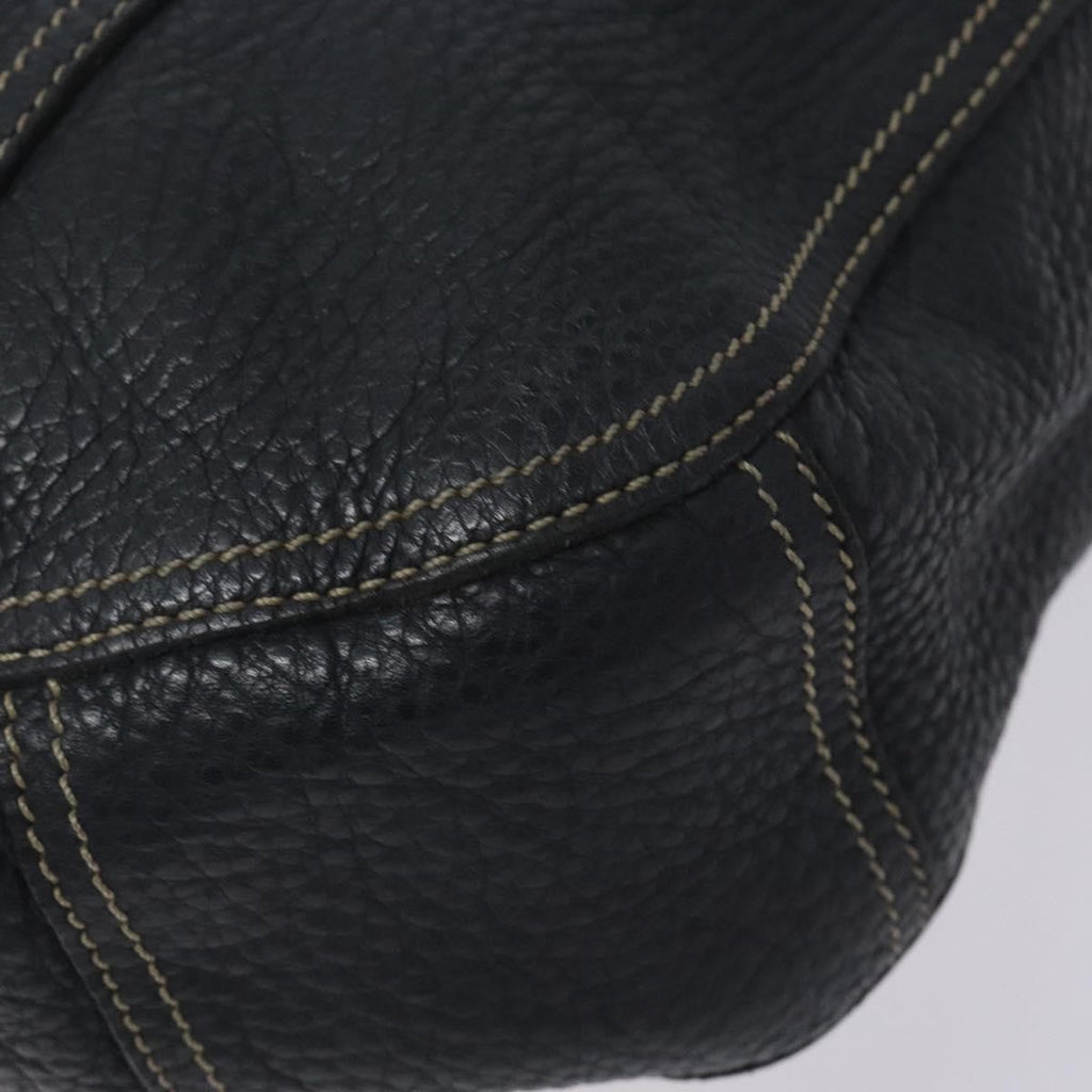 Prada Vintage Shoulder Bag Leather Navy Leather Shoulder Bag Bag
