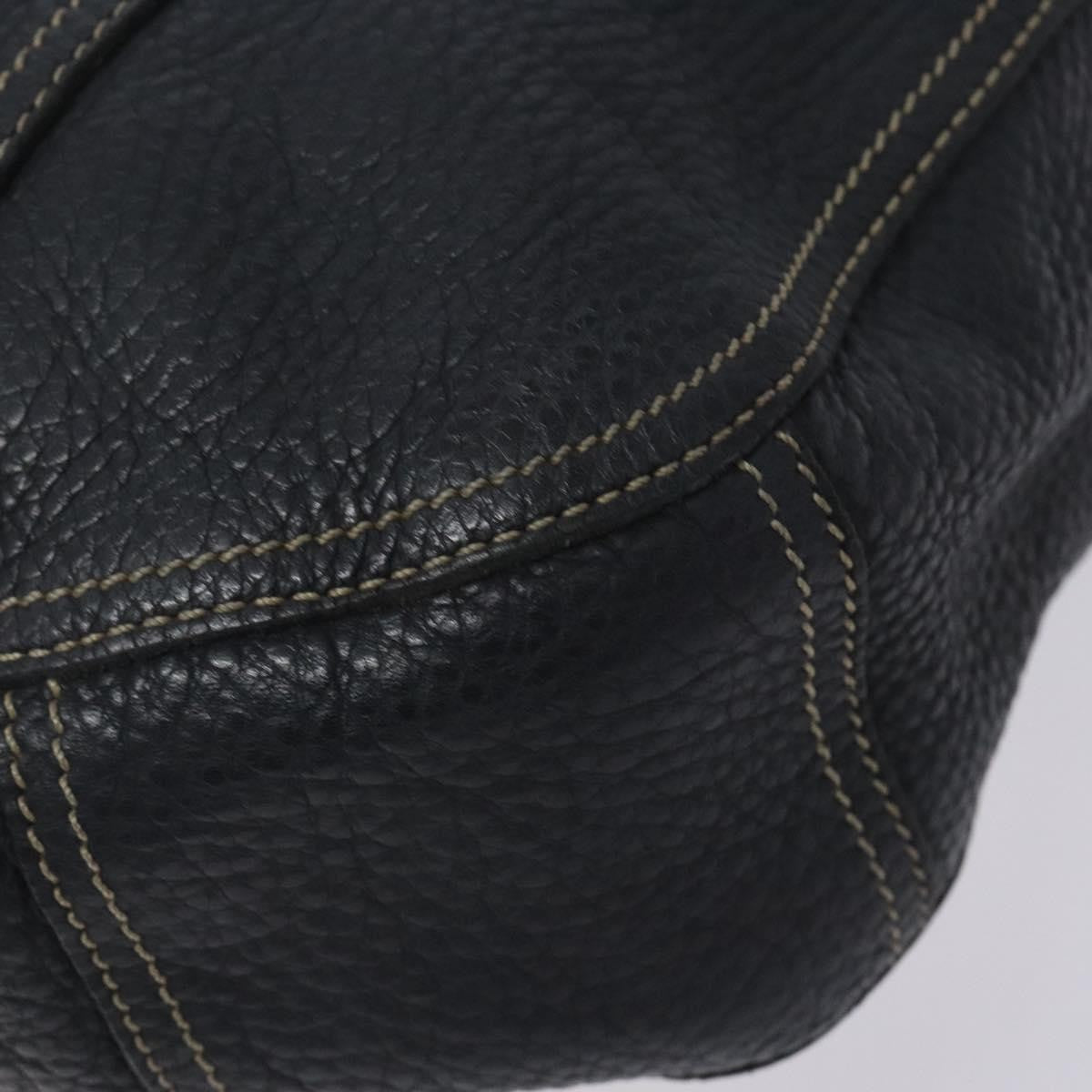 Prada Vintage Shoulder Bag Leather Navy Leather Shoulder Bag Bag