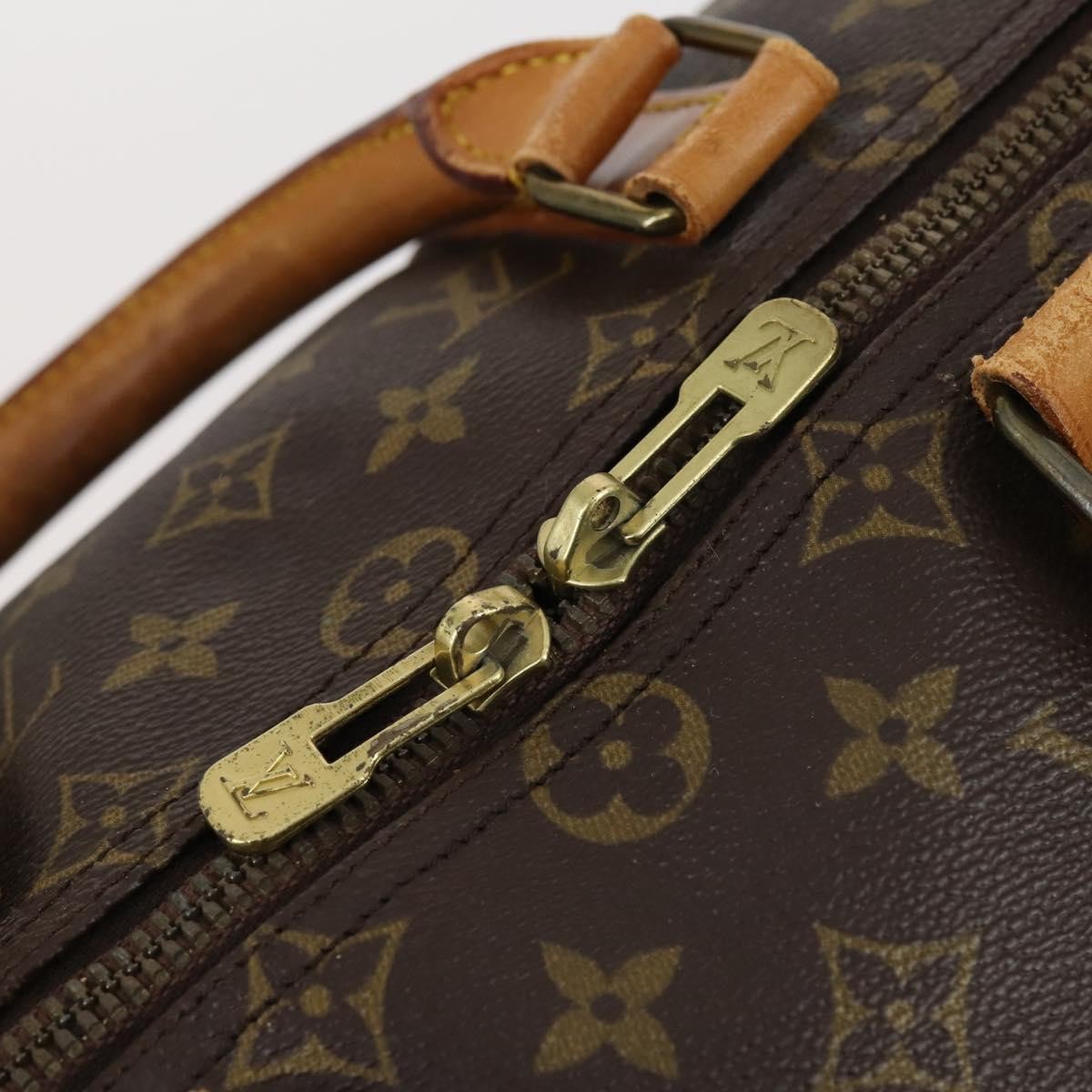 Louis Vuitton Keepall Bag Monogram Canvas Brown Canvas Travel Bag