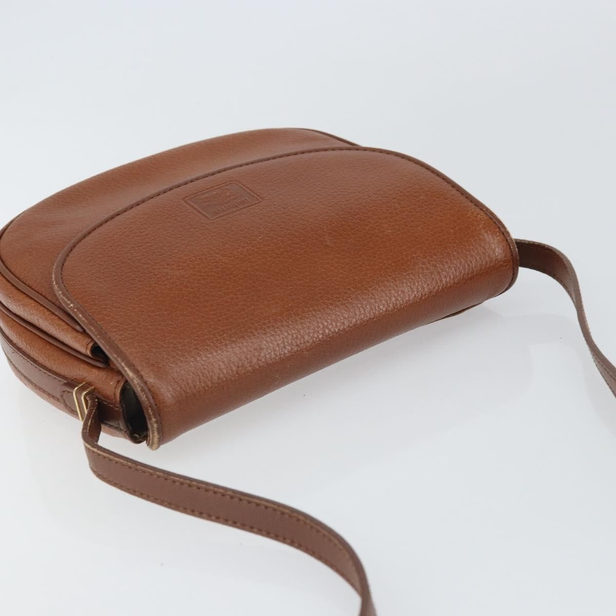 Burberry Vintage Shoulder Bag Leather Brown Leather Shoulder Bag