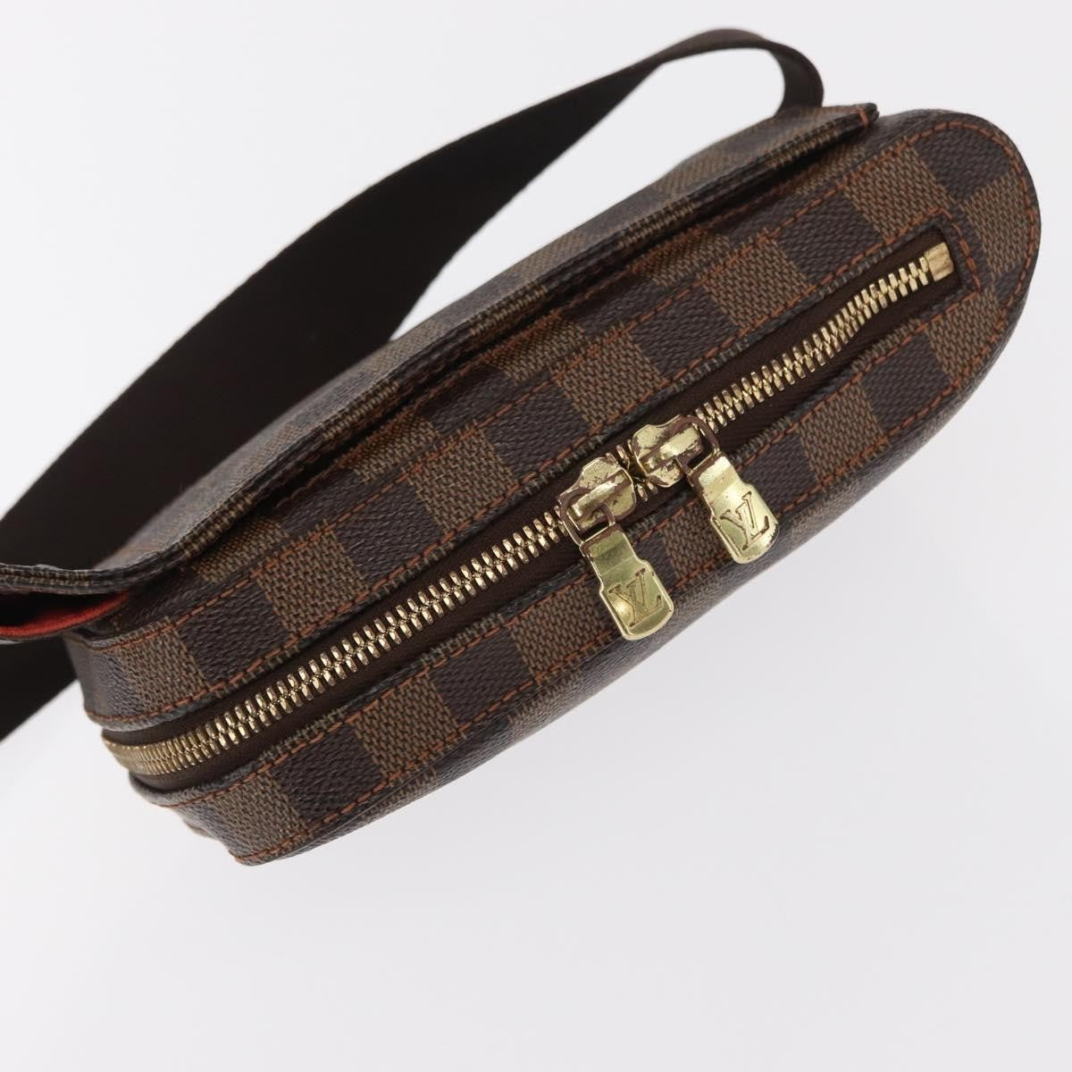 Louis Vuitton Geronimos Waist Bag Damier Brown Canvas Shoulder Bag
