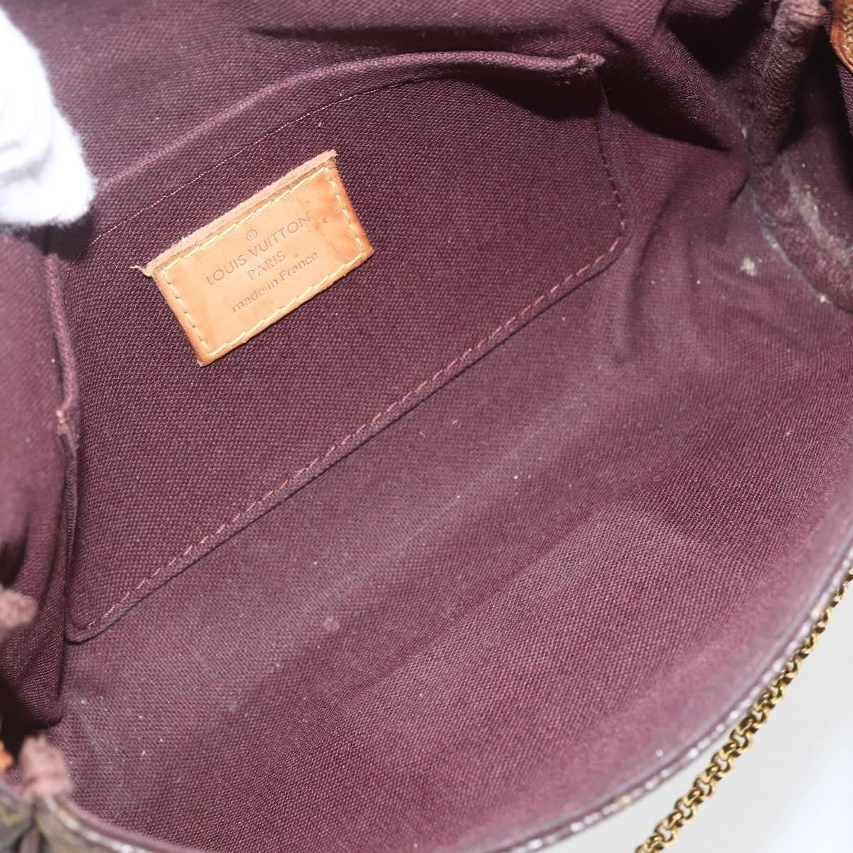 Louis Vuitton Favorite Handbag Monogram Canvas Brown Canvas Shoulder Bag