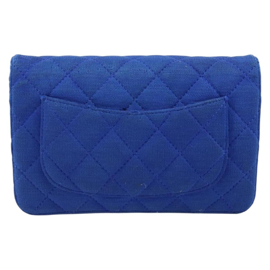 Chanel Wallet On Chain Canvas Navy Canvas Shoulder Bag Bag
