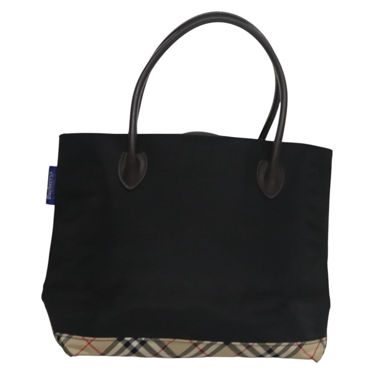 Burberry Blue Label Tote Bag Nylon Black Nylon Tote Bag