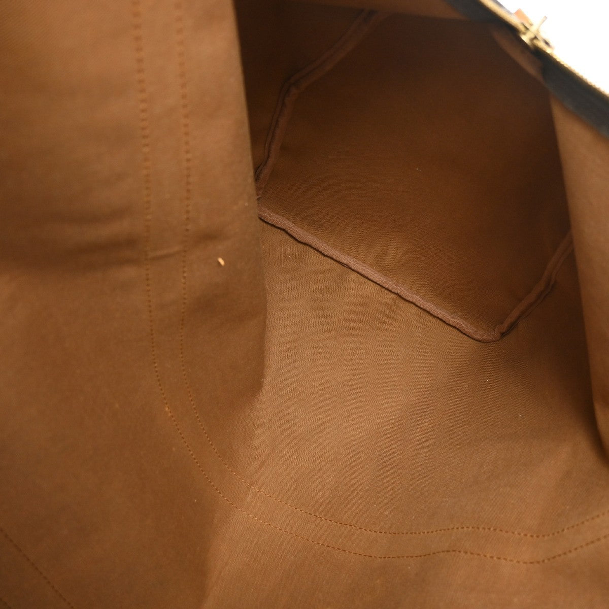 Louis Vuitton Keepall Bag Monogram Canvas Brown Canvas Travel Bag