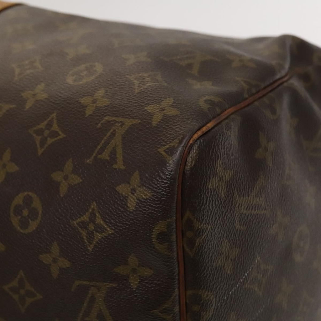Louis Vuitton Keepall Bag Monogram Canvas Brown Canvas Travel Bag