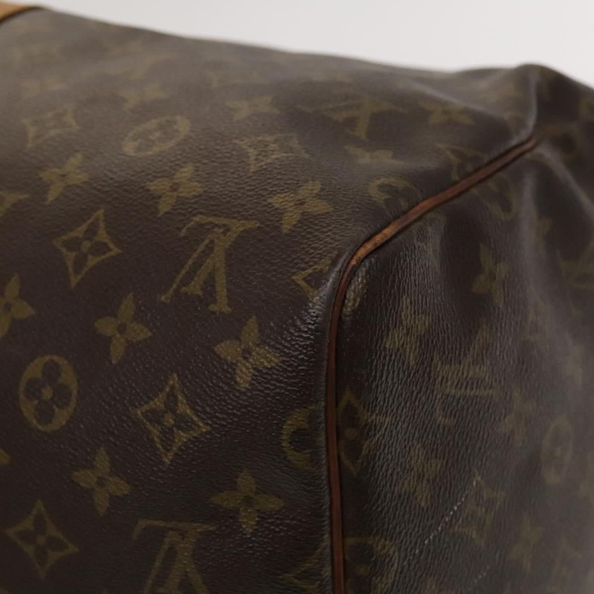 Louis Vuitton Keepall Bag Monogram Canvas Brown Canvas Travel Bag