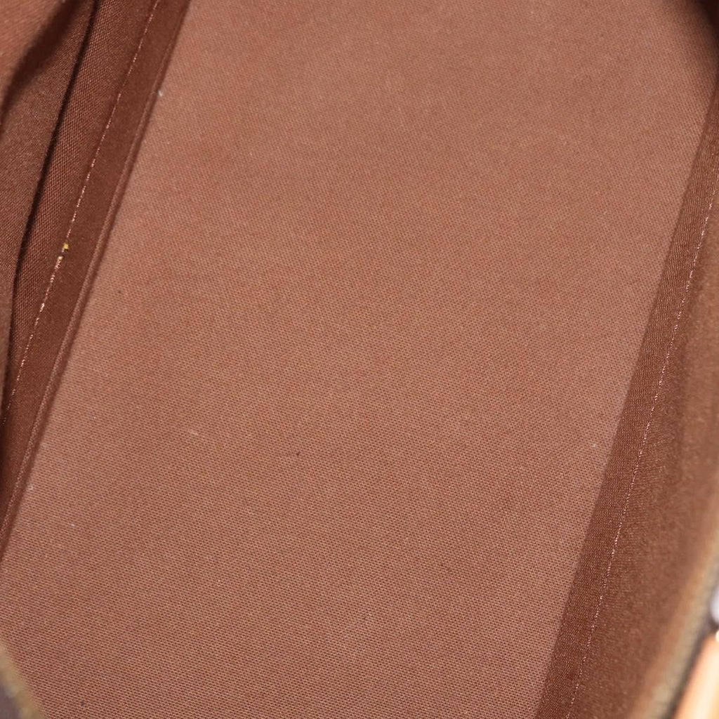 Louis Vuitton Alma Handbag Monogram Canvas Brown Canvas Handbag