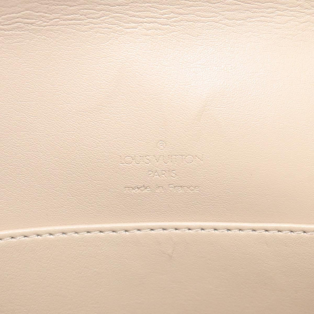 Louis Vuitton Thompson Street Handbag Monogram Vernis Beige Patent_Leather Bag