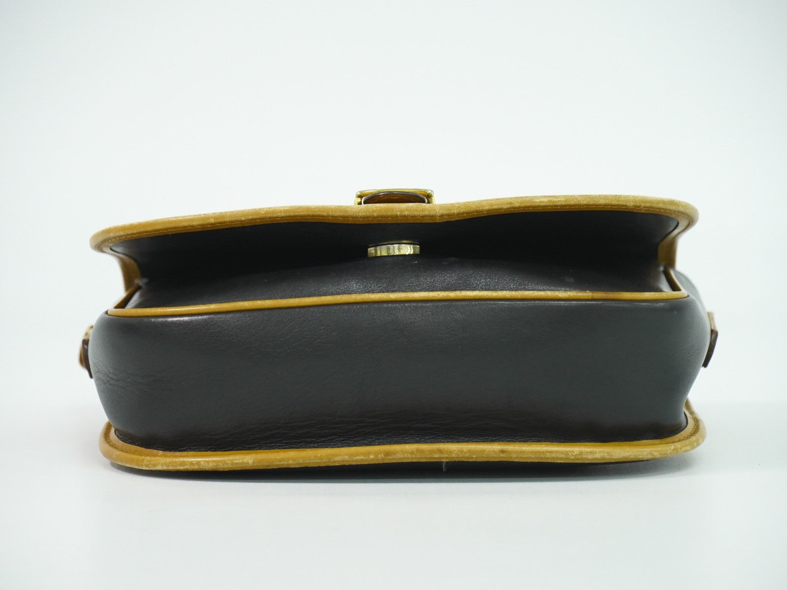 Celine Vintage Shoulder Bag Leather Black Leather Shoulder Bag Bag