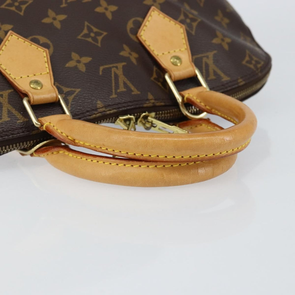 Louis Vuitton Alma Handbag Monogram Canvas Brown Canvas Handbag