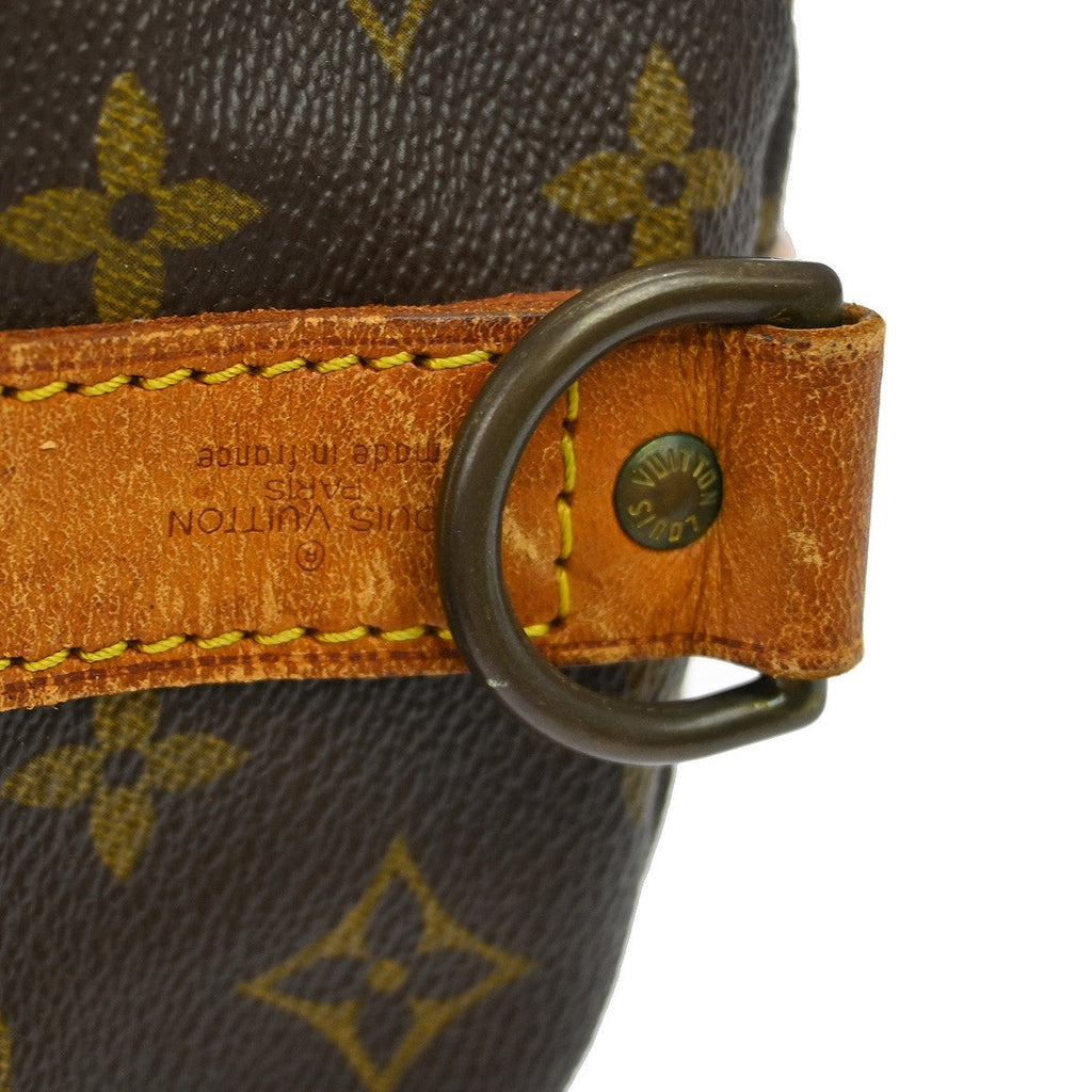 Louis Vuitton Keepall Bandouliere Bag Monogram Canvas Brown Canvas Travel Bag