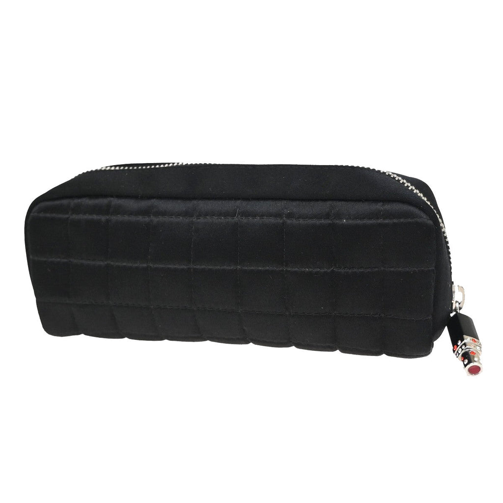 Chanel Chocolate Bar Clutch Nylon Black Nylon Clutche & Pouche Bag