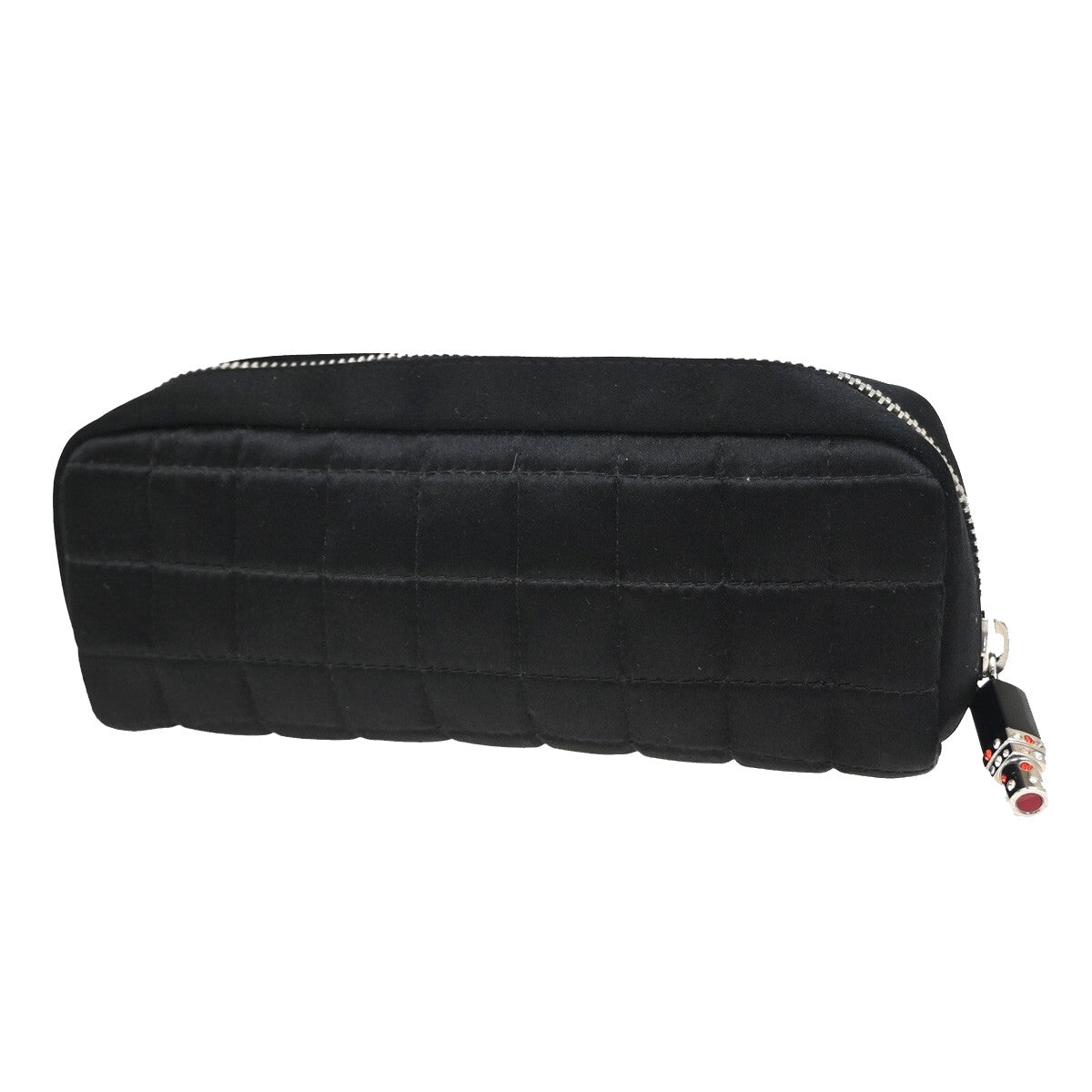 Chanel Chocolate Bar Clutch Nylon Black Nylon Clutche & Pouche Bag